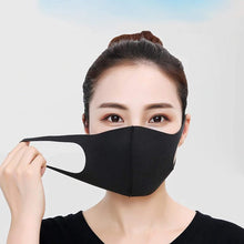 Load image into Gallery viewer, Unisex Pack of 3 Stretchable Reusable Outdoor Protection Breathable Mouth Nose Shield Anti Smoke Pollution Anti Dust Face Covering for Yoga Running Hiking Cycling Face Mask