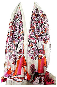 Traditional Indian Exotic Ethnic Print Fashion Scarf Scarves Stole Wrap Shawl