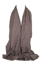 Load image into Gallery viewer, Self Embossed Silk Scarf Wrap Stole Shawl Sarong