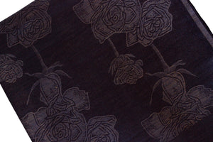 Silk Floral Print Glitter Scarf Wrap Shawl / Stole / Head Scarves