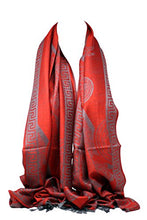 Load image into Gallery viewer, Paisley Print Two Sided Reversible Pashmina Feel Wrap / Shawl / Scarf