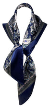 Load image into Gallery viewer, Silk Feel Square Hair Scarf Sleeping Headscarf, Multicolor Paisley Ethnic Print Bandana
