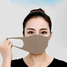 Load image into Gallery viewer, Unisex Pack of 3 Stretchable Reusable Outdoor Protection Breathable Mouth Nose Shield Anti Smoke Pollution Anti Dust Face Covering for Yoga Running Hiking Cycling Face Mask