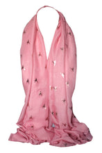 Load image into Gallery viewer, Foil Soft Cotton Bird Print Shawl / Wrap / Stole / Scarf
