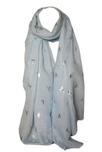 Load image into Gallery viewer, Foil Soft Cotton Bird Print Shawl / Wrap / Stole / Scarf